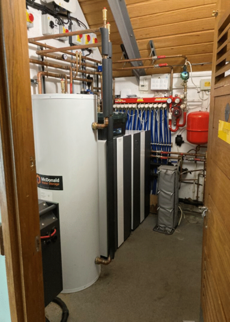 Cascade Ground Source Heat Pump System